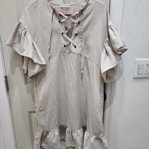Ulla Johnson Women's Mini Dress, size 4, Beige.